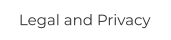 Legal and privacy documentation